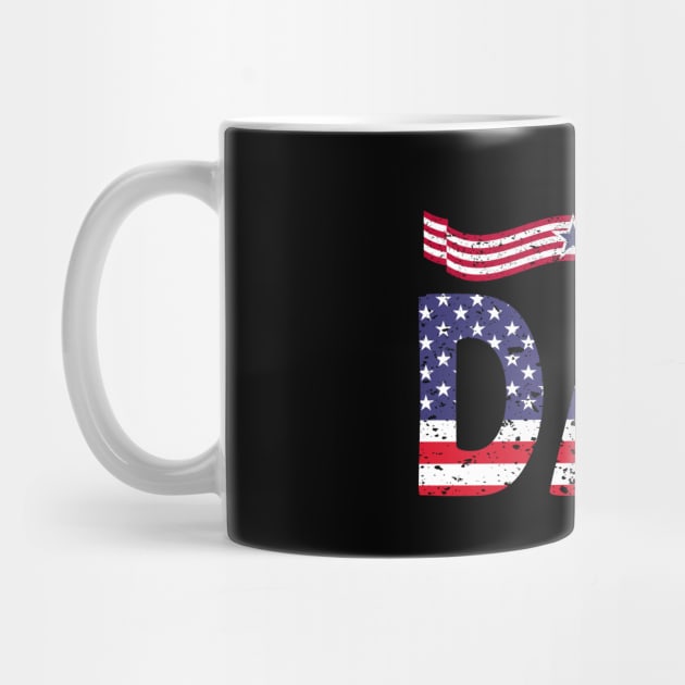 Patriotic Dad Gift - 4th of July Gift by Teesamd